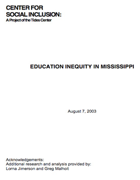 Cover for report